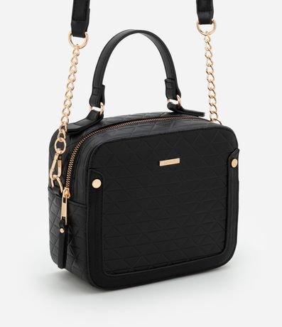 Bolsa Cámara Bag Transversal Mediana con Asa con Cadena 2