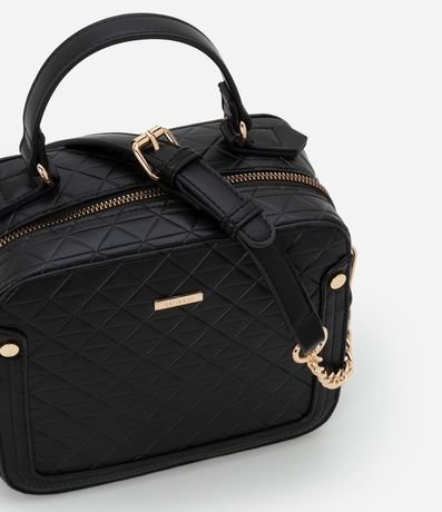 Bolsa Cámara Bag Transversal Mediana con Asa con Cadena 7