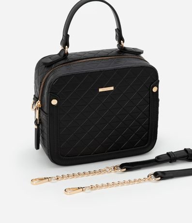 Bolsa Cámara Bag Transversal Mediana con Asa con Cadena 8