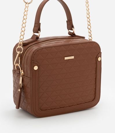 Bolsa Cámara Bag Transversal Mediana con Asa con Cadena