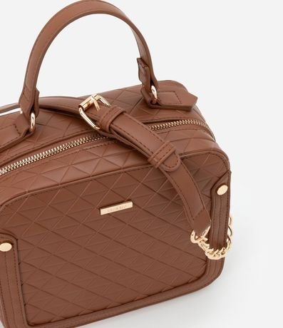 Bolsa Cámara Bag Transversal Mediana con Asa con Cadena 5