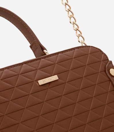 Bolsa Cámara Bag Transversal Mediana con Asa con Cadena 6