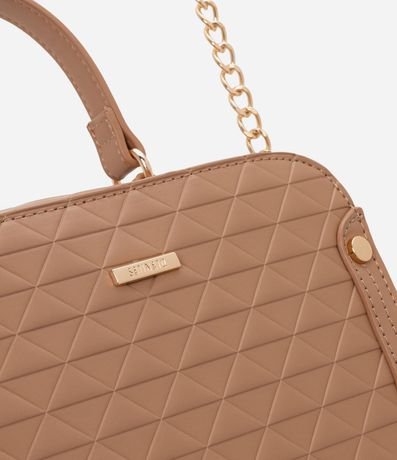 Bolsa Cámara Bag Transversal Mediana con Asa con Cadena 5