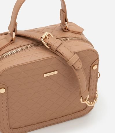 Bolsa Cámara Bag Transversal Mediana con Asa con Cadena 6