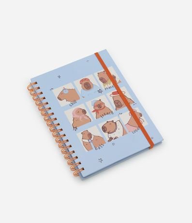 Cuaderno con Espiral y Estampa de Capivara