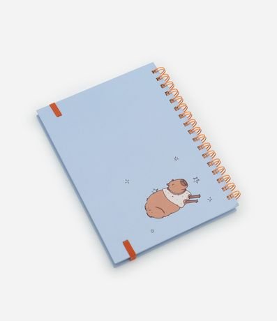 Cuaderno con Espiral y Estampa de Capivara 2