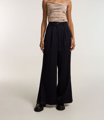 Pantalón Pantalona en Sastrería con Rayas 3