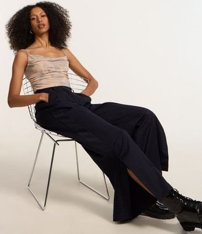 Pantalón Pantalona en Sastrería con Rayas 5