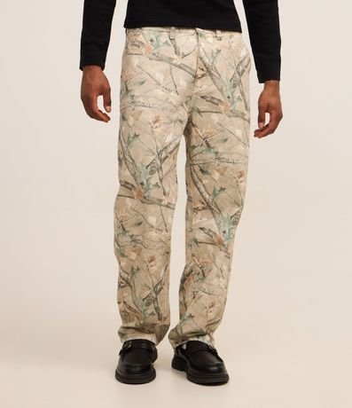 Pantalones Baggy de sarga estampada Twig 2