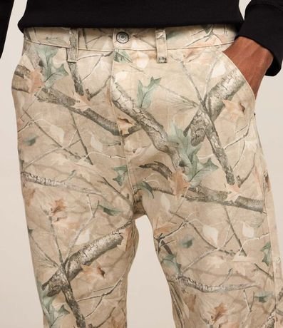 Pantalones Baggy de sarga estampada Twig 4