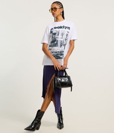 Remera T-shirt en Algodón con Estampa Brooklyn 2