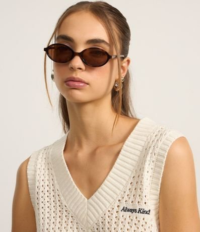 Chaleco en Punto Texturizado con Bordado Always Kind 4