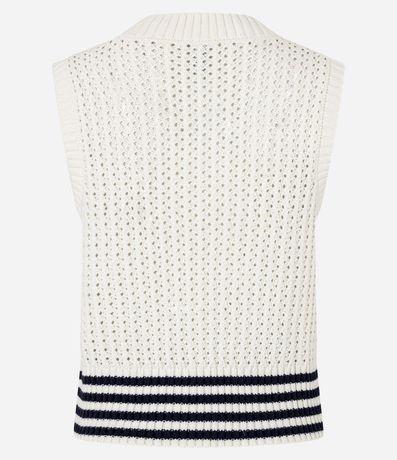 Chaleco en Punto Texturizado con Bordado Always Kind 7