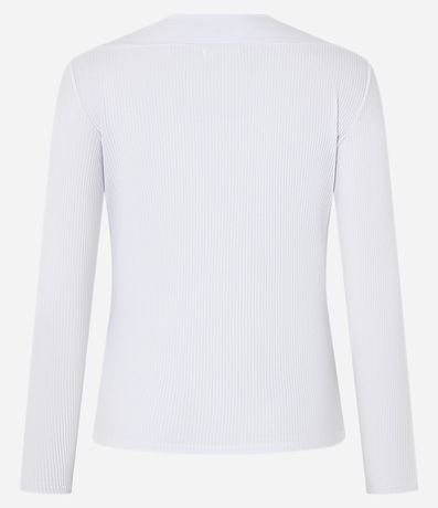 Blusa Acanalada en Rib con Escote Canoa 3