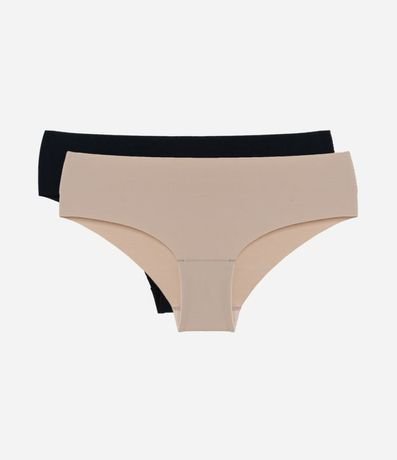 Kit 02 Bombachas Boyshort en Microfibra Corte a Laser