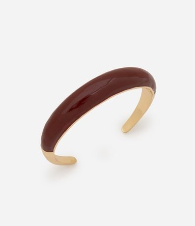 Pulsera Rígido en Metal Bold con Detalle Esmaltado