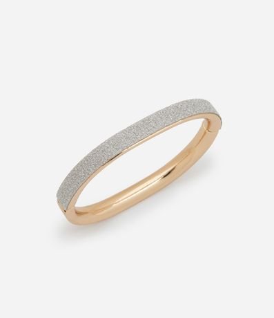 Pulsera Rígida con Revestimiento Brillante
