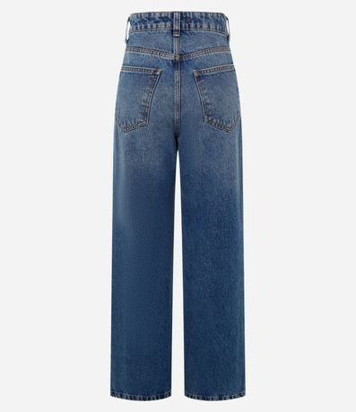 Pantalón Wide Leg en Jeans con Friso Delantero 6