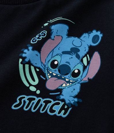 Remera Infantil con Estampa Frente y Espalda Stitch - Talle 3 a 10 años 6