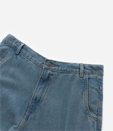 Pantalón Baggy Infantil en Jeans Dirty con Bolsillos Cargo - Talle 5 a 14 años 5
