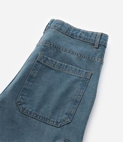 Pantalón Baggy Infantil en Jeans Dirty con Bolsillos Cargo - Talle 5 a 14 años 6