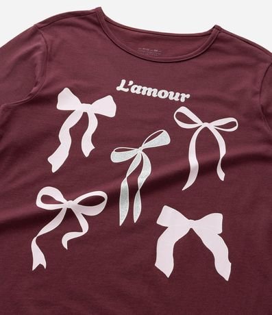 Remera Infantil con Estampa Lazos - Talle 5 a 14 años 4