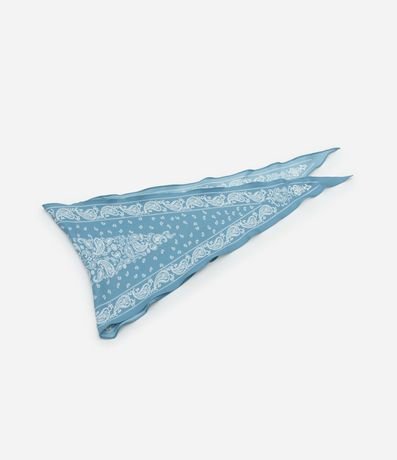 Pañuelo en Satén con Estampa Paisley 3
