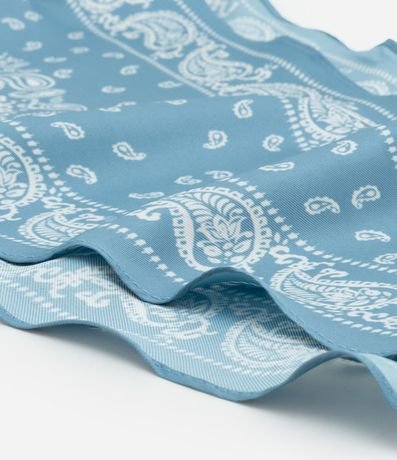 Pañuelo en Satén con Estampa Paisley 4