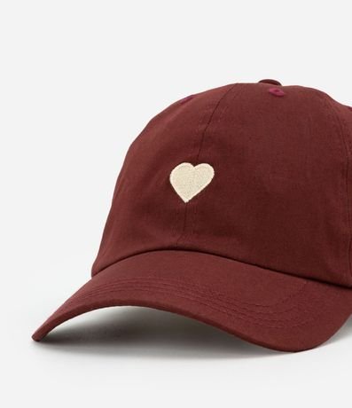 Gorra Aba Curva en Sarga con Bordado Corazón Love 6