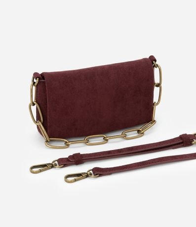 Cartera Transversal Pequeña con Tapa y Asa Mediana de Cadena 4