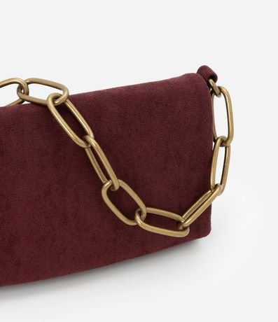 Cartera Transversal Pequeña con Tapa y Asa Mediana de Cadena 5