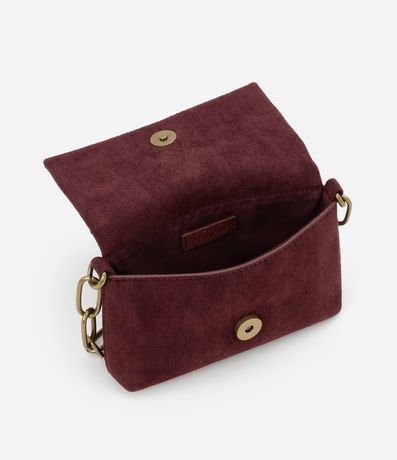 Cartera Transversal Pequeña con Tapa y Asa Mediana de Cadena 6