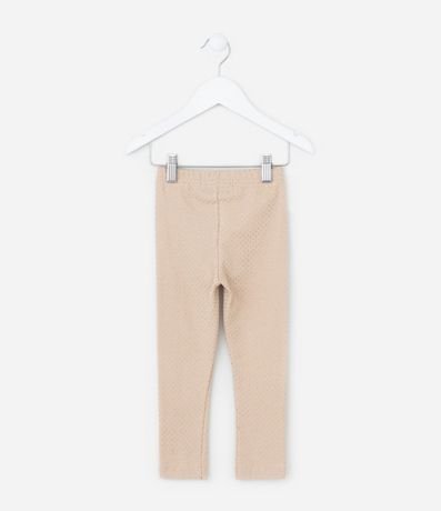 Pantalón Legging Infantil en Rib con Brillos en Foil - Talle 1 a 6 años 2