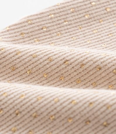 Pantalón Legging Infantil en Rib con Brillos en Foil - Talle 1 a 6 años 3