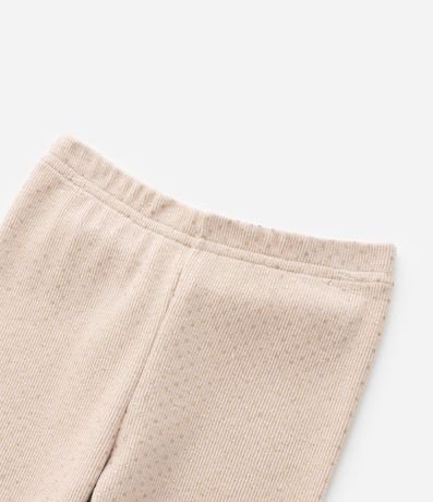 Pantalón Legging Infantil en Rib con Brillos en Foil - Talle 1 a 6 años 4