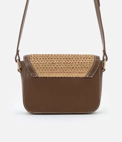Cartera Transversal Pequeña con Efecto Ráfia 4