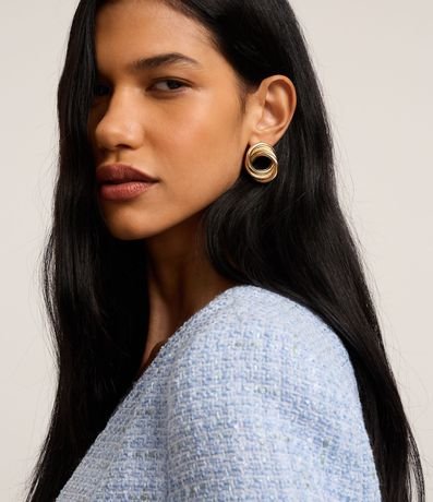 Casaqueto en Tweed con Bolsillos con Solapelas 5