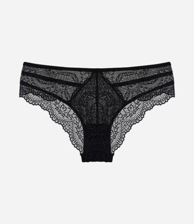 Bombacha Boyshort en Encaje Floral con Lateral Larga 6