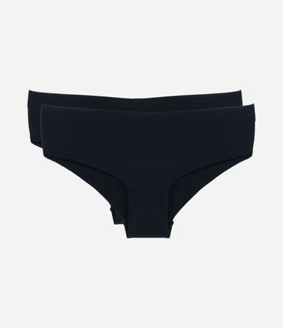 Kit 02 Bombachas Boyshort en Microfibra con Corte a Hilo