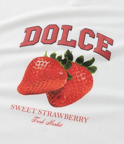 Remera Infantil con Estampa Frutillas - Talle 5 a 14 años 5