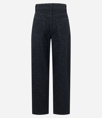 Pantalón Baggy en Sarga Animal Print Leopardo 5