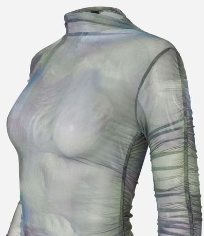 Blusa en Tule con Franzidos Laterales 7