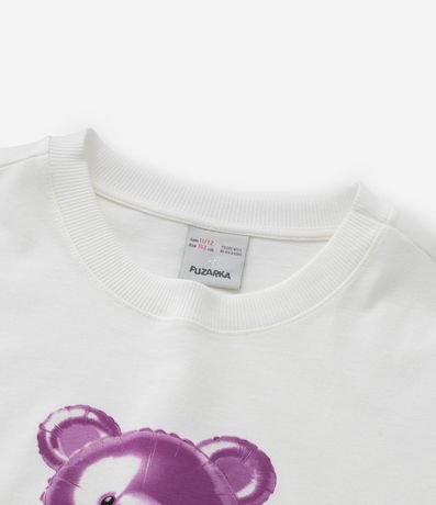 Remera Infantil con Estampa de Globo de Osito - Talle 7 a 14 años 4