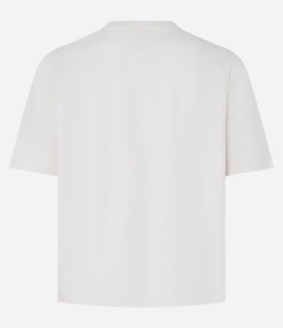 Blusa T-shirt en Algodón con Bordados de Corazoncitos 5