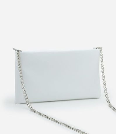 Billetera Transversal Grande en PU con Bretel Fino de Cadena 3