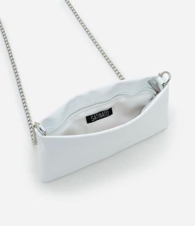 Billetera Transversal Grande en PU con Bretel Fino de Cadena 4