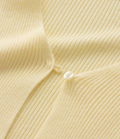 Cardigan Infantil Canelado con Botón - Talle 5 a 14 años 5