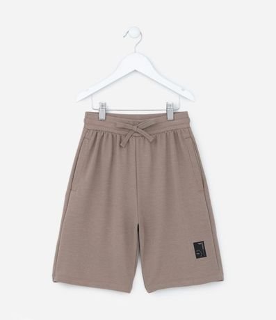 Bermuda Infantil con Cintura Elástica y Tag en el Bajo - Talle 5 a 14 años 1