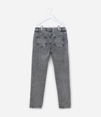 Pantalón Infantil en Jeans Básica Marmorizada - Talle 5 a 14 años 2