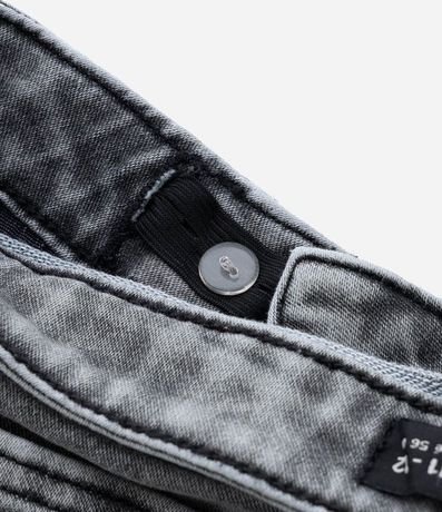 Pantalón Infantil en Jeans Básica Marmorizada - Talle 5 a 14 años 4